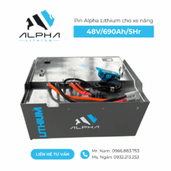 Pin Lithium xe nâng ALPHA 48V - 690Ah/5Hr