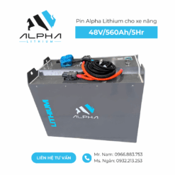 Pin Lithium xe nâng ALPHA 48V - 560Ah/5Hr